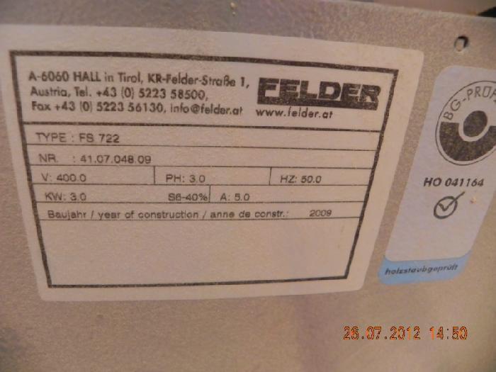 Long belt sanders FELDER Szlifierka - Felder - FS 722 