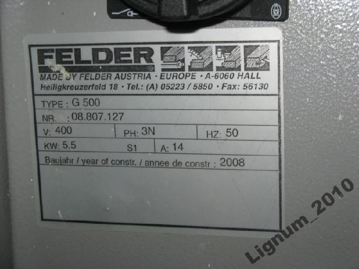 One-sided edgebanders FELDER G500
