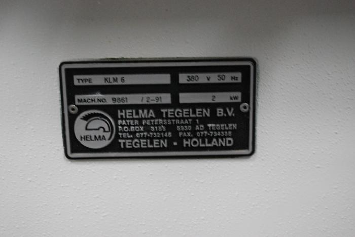 Curved edge banding machines HELMA KLM-6