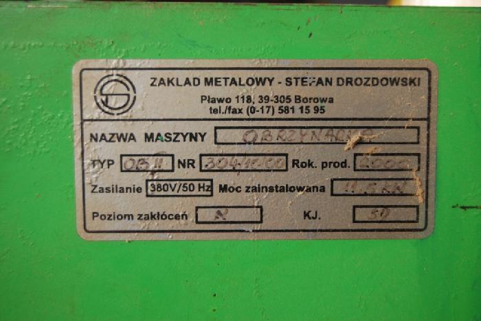 Multiripsaws ZM Stefan Drozdowski Obrzynarka Dwustronna, OB II