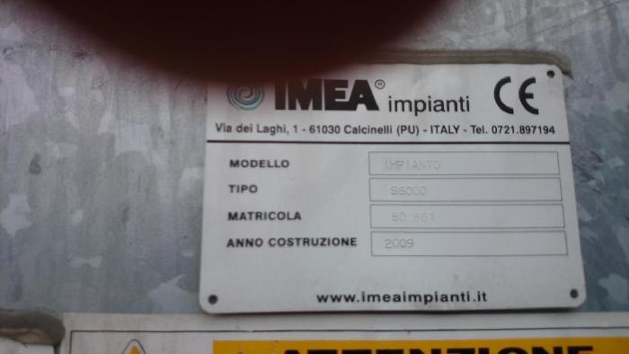 Bag filters IMEA IMPIANTI S 6000
