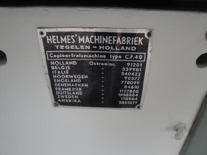 Milling and copiers HELME"S CF40