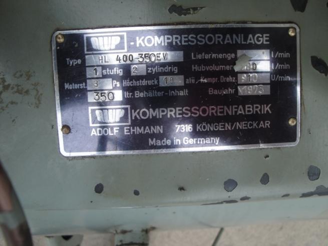 Reciprocating compressors ALUP HL 400-350 EV