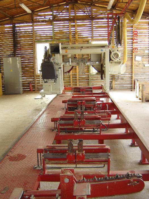 Sawmill machines WRAVOR Horyzontalny Trak Szerokotaśmowy