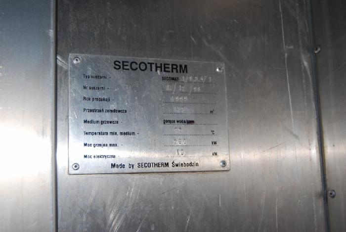 Dryers SECOTHERM / LUKA SECOMAT-1 (9;5;4) / LU SX 4040S